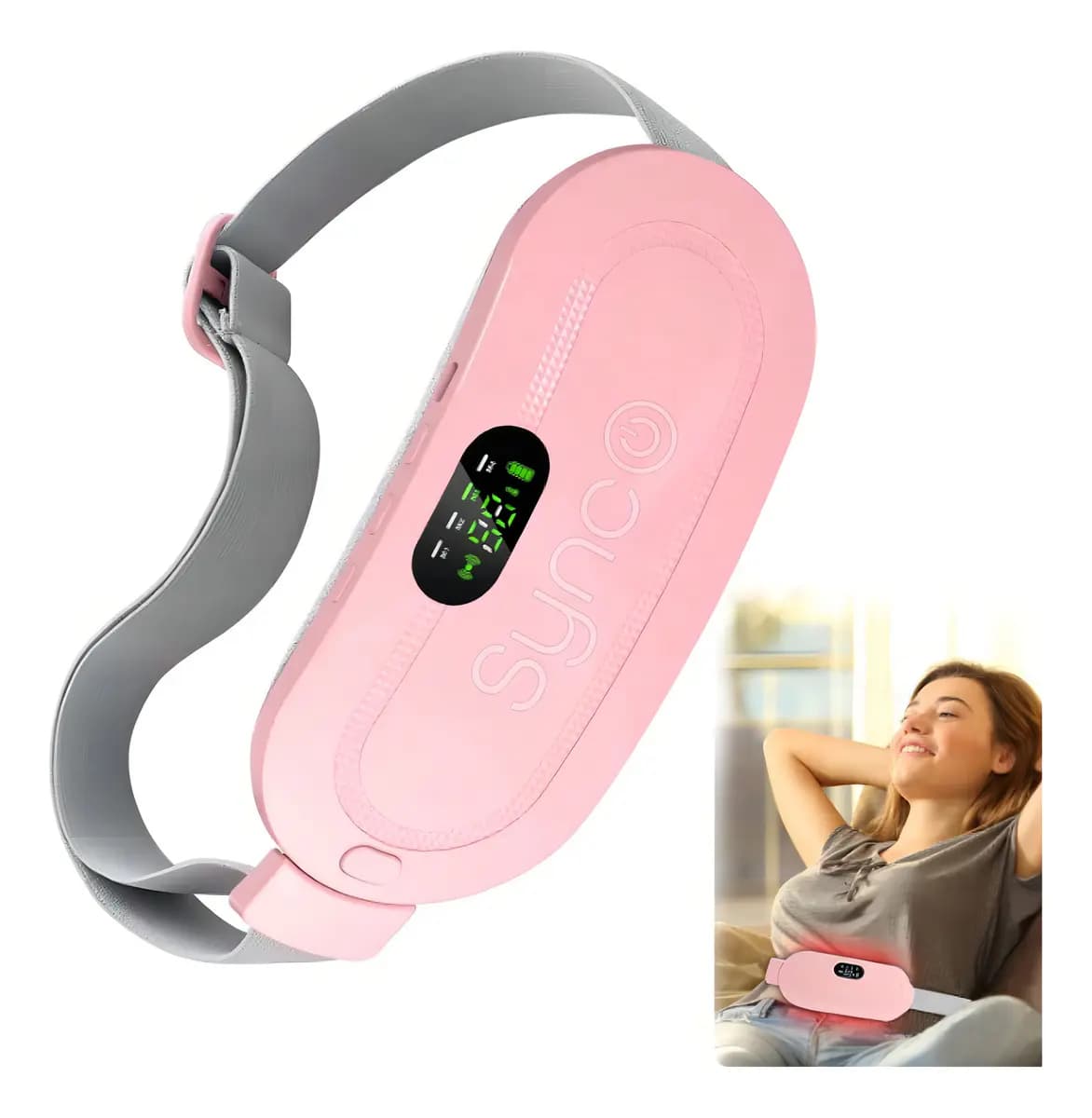 Cinturón Térmico ComfortPlus® para Cólicos Menstruales – ¡Olvídate de los cólicos en pocos minutos!