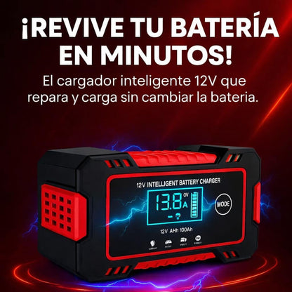 TurboPower® Cargador y Reparador Inteligente de Batería - 70% OFF SOLO HOY! 🔥